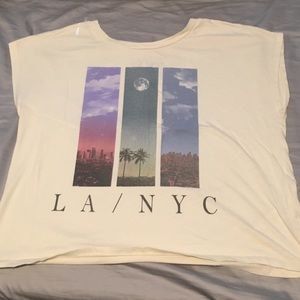 La/ NYC graphic tee (2 for $12)